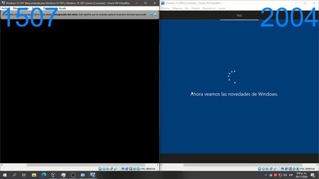 Windows 10 2015 vs 2020 Comparación (1507 vs 2004) смотреть онлайн