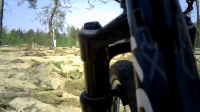 Вилка Suntour NRX-S air в действии смотреть онлайн