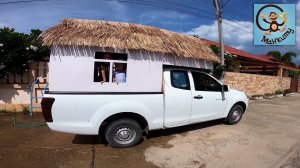 Дети и машина. Диана, Даня и Милан строят Домик на Машине. Манкиту