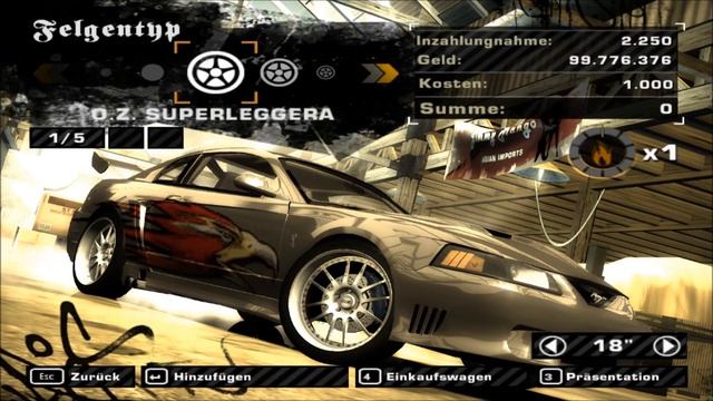 ? Ford Mustang SVT Cobra R (Tuning & Drive) ? NFS Most Wanted Mods [German/PC] ? смотреть онлайн