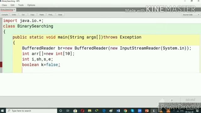 Binary Search Program in Java смотреть онлайн
