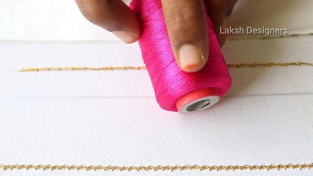 aari stem stitch type - 2 Tutorial for beginners | aari work basics free online class for beginners смотреть онлайн