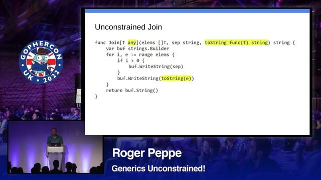 Generics Unconstrained! - Roger Peppe смотреть онлайн