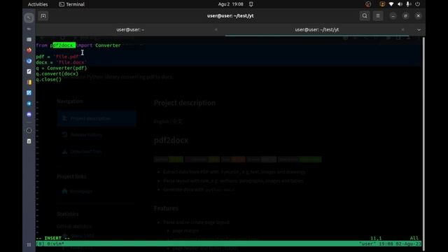 How To Convert PDF To DOCX Using Python | Bahasa Indonesia 2023 смотреть онлайн