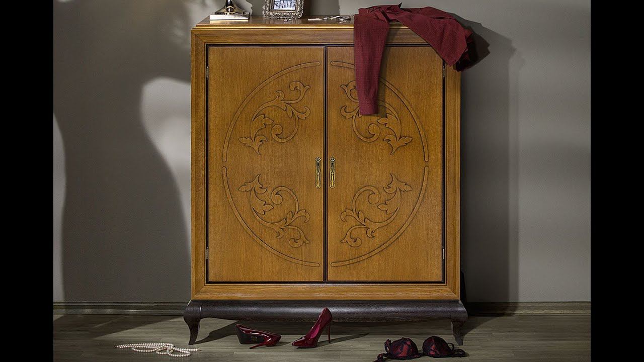 Высокая тумба с декором «Соната» | Белфан смотреть онлайн