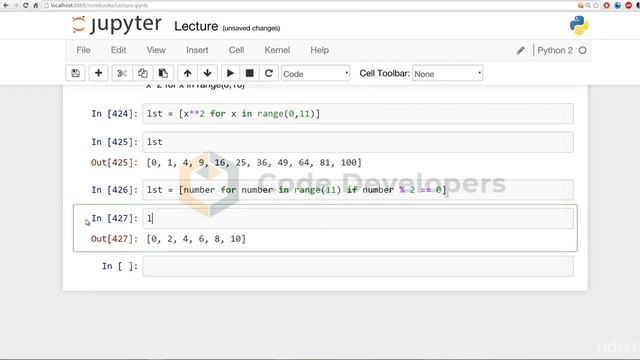 List Comprehensions in Python смотреть онлайн