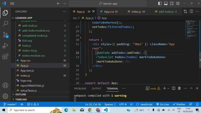 React for beginners - Class 15 - React Project - Todo App - Part 8 смотреть онлайн