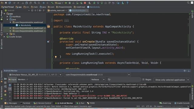 Android AsyncTask Tutorial смотреть онлайн
