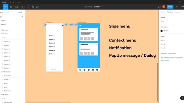 Figma prototyping tutorial: Overlays | Transitions & Interactions смотреть онлайн