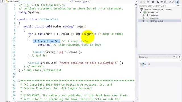 continue Statement | Iteration For Statement |learn c# | step by step c# | part 25 смотреть онлайн