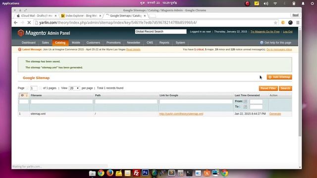 setup magento ce sitemap.xml смотреть онлайн