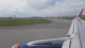 Красивый взлет  Airbus A320 из Шереметьево в  Казань