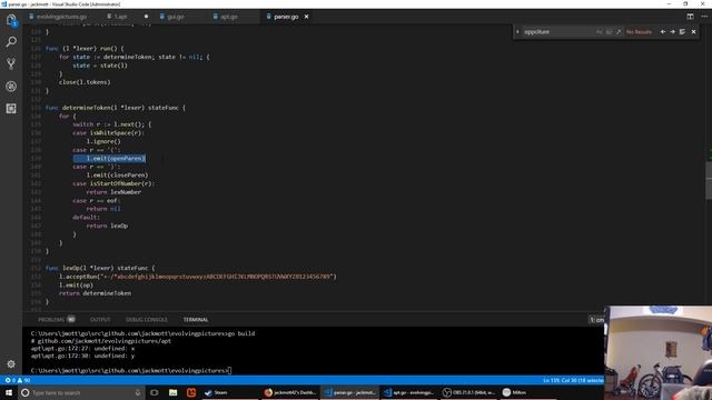 Games With Go EP 21 - Finishing up Parsing then random Q&A смотреть онлайн