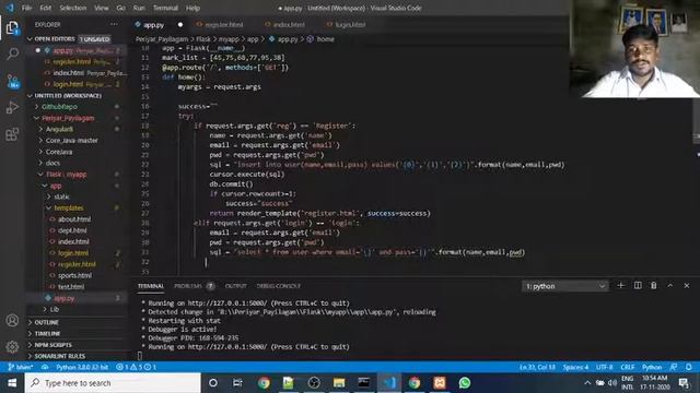 ?Flask Tutorial - Flask CRUD - Retrieve data ? Flask Project Rest API ? Flask Framework Python Tami смотреть онлайн