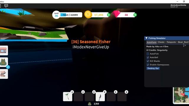FISHING SIMULATOR ROBLOX HACK / SCRIPT | FREE GAMEPASSES | UNLIMITED XP | AUTO FISH | MORE!! смотреть онлайн