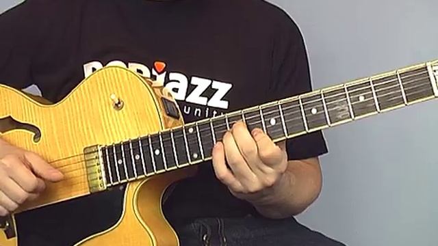 www.pedjazz.com Member Guitar Lesson - Triads in D major scale series part 3 смотреть онлайн