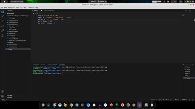 List in Python - Shreya - 3 смотреть онлайн