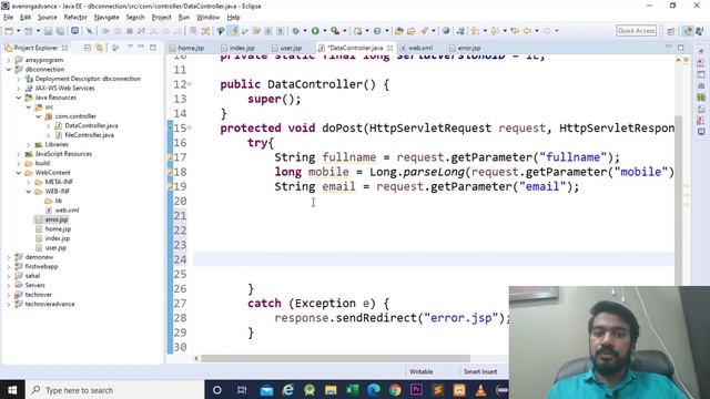 DATABSE CONNECTION PART - 2 | HOW TO STORE DATA IN DATABASE ? | WITH PRACTICAL IN DEEP LEVEL. смотреть онлайн