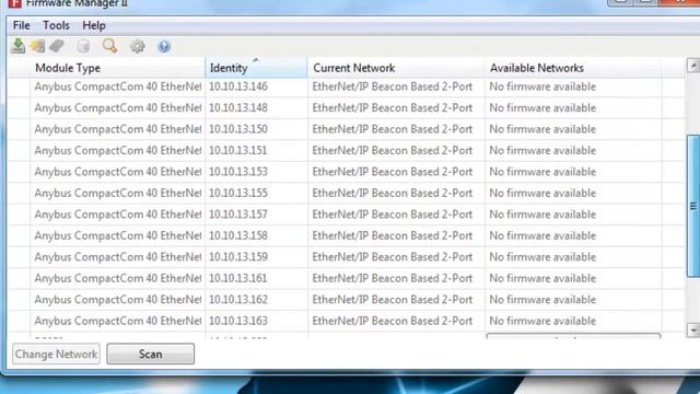 How to download a network configuration to Anybus CompactCom for common Ethernet смотреть онлайн