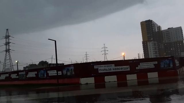 Приближение грозы к Москве 16.7.19 смотреть онлайн