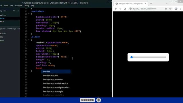Background Color Change Slider with HTML CSS and JavaScript [HowToCodeSchool.com] смотреть онлайн