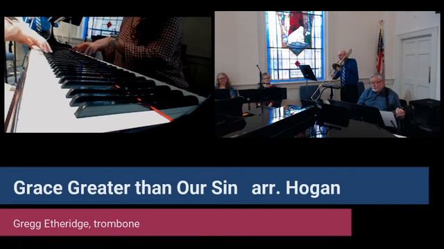 Grace Greater than Our Sin arr. Hogan - Gregg Etheridge, trombone смотреть онлайн