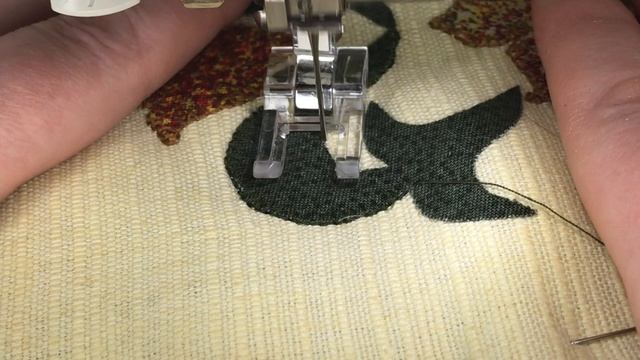 Аппликационный шов.Машинная аппликация #аппликация смотреть онлайн