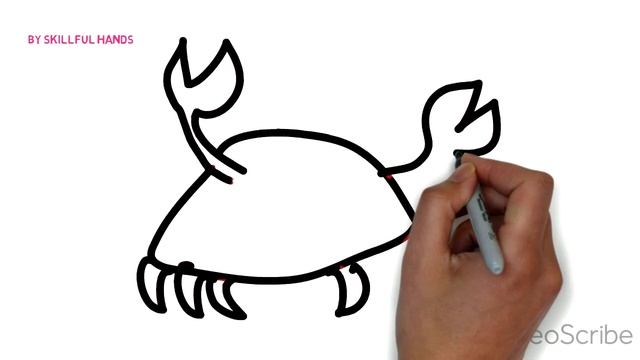How to Draw a Crab (for Kids) / Как нарисовать Краба (Для детей) смотреть онлайн