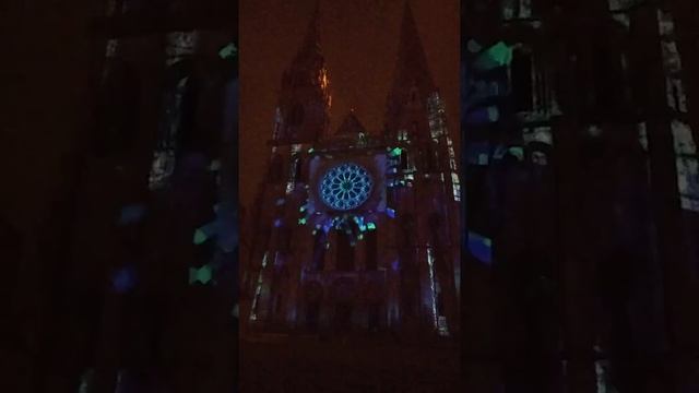 Шартрский собор 1.12.2019 Подсветка к Рождеству смотреть онлайн
