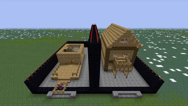Minecraft: Hızlı Yapı Kapışmaları - Bölüm 7 - Cravled vs babavatan5 - Tahta Ev TurkishTürkçe