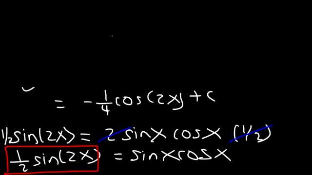 Integral Of Sinx Cosx