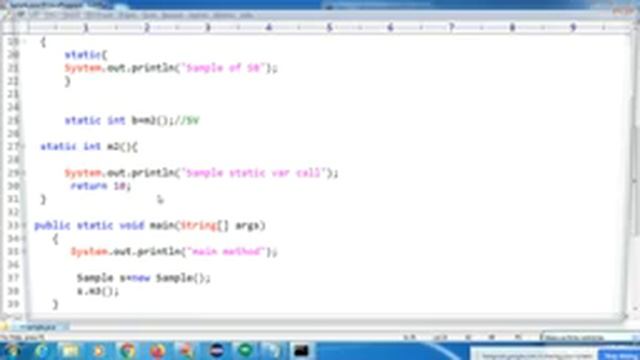 Non Static Control Flow Core Java Online live Session Part-7 смотреть онлайн