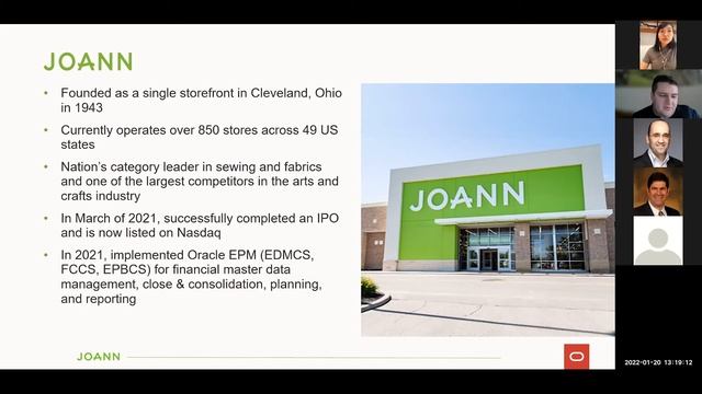Kroger and JOANN use Oracle Enterprise Data Management to adapt смотреть онлайн