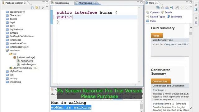 how to make interfaces in java programming смотреть онлайн