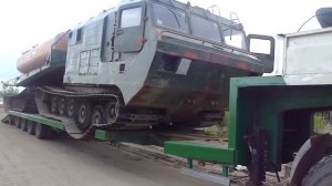 вездеход Витязь в работе , Усинск.