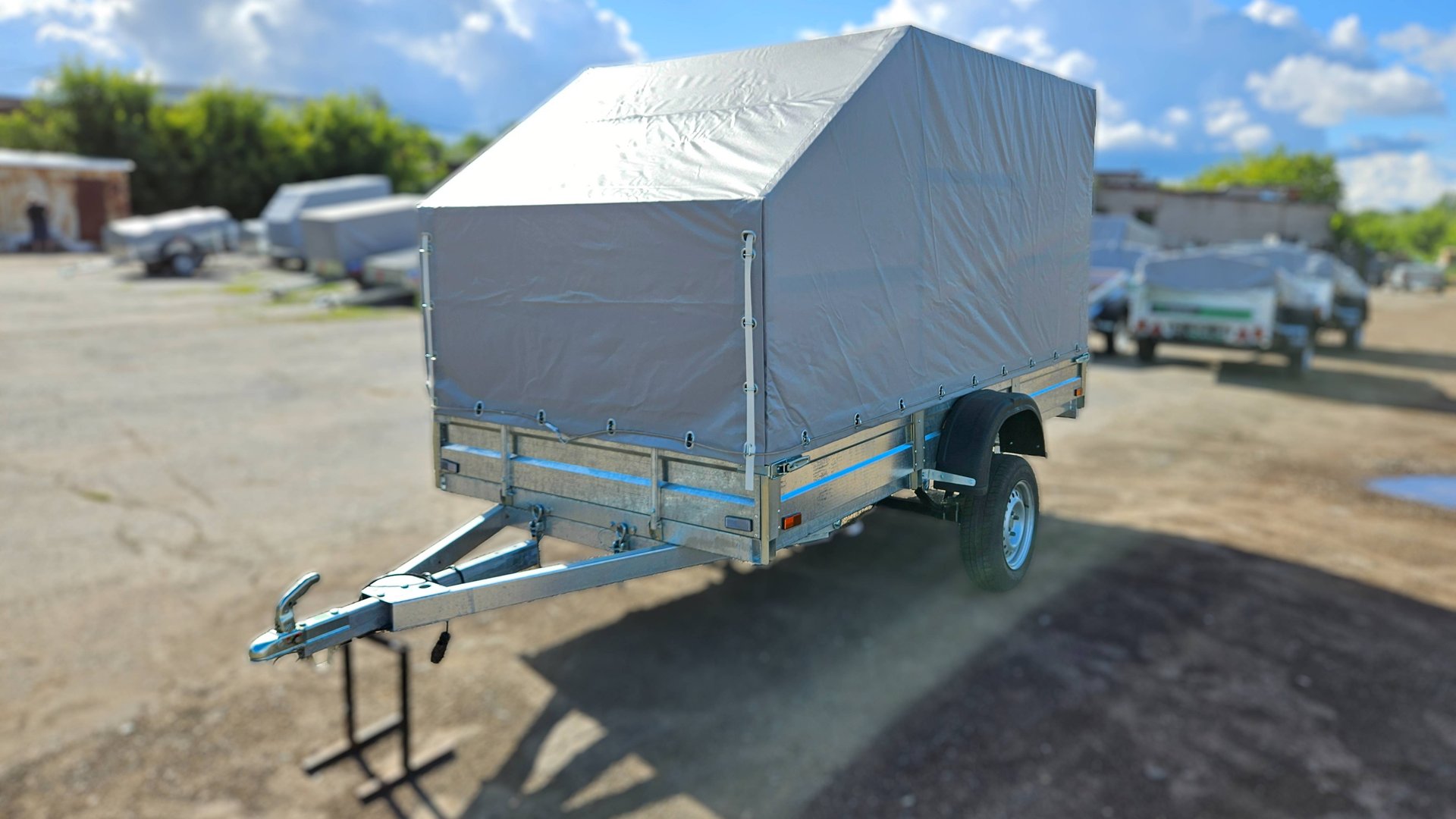 Прицеп СТ-Кама СТК3015-03Lite Высокий тент в ИЖприцеп.РФ т. (3412) 770-446, Ижевск, Салютовская 25А смотреть онлайн