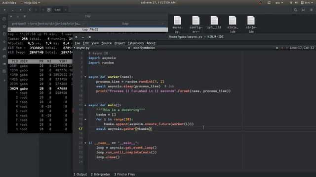 Ninja-IDE 3.0 - Swap File смотреть онлайн
