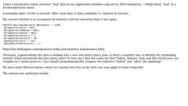 DevOps & SysAdmins: Find outdated statistic in SQL server? смотреть онлайн