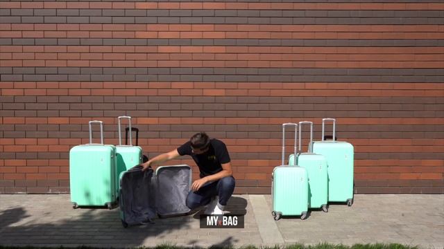 Чемодан MYxBAG - детальный обзор + краш тест! смотреть онлайн