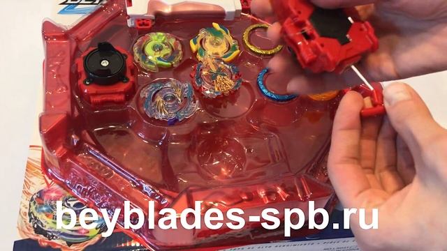 Комплект волчков Beyblade Burst светящийся. Что в него входит? Видеобзор. смотреть онлайн