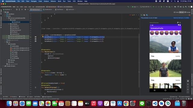 Jetpack Compose การใช้งาน Data Class Model บน Android Kotlin смотреть онлайн