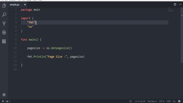 GO Programming Get Pagesize смотреть онлайн