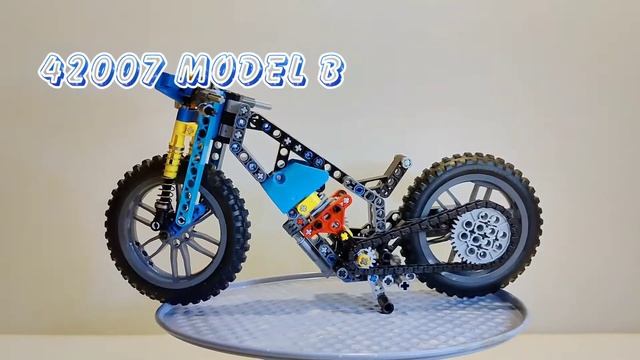 Custom Lego Technic 42007 Model A (Motocross motorcycle), Model B (Speedway motorcycle ) смотреть онлайн