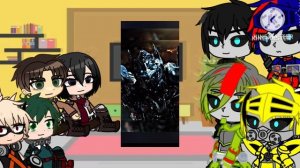 Gacha club react to transformers