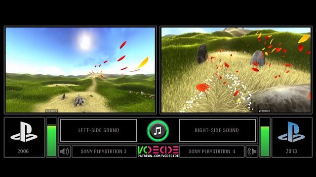 Flower (PS3 vs PS4) Side by Side Comparison (PlayStation 3 vs PlayStation 4) VCDECIDE смотреть онлайн