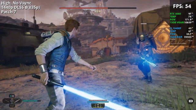 🎮 Necesitas 22GB de RAM | Parche 7 Star Wars Jedi Survivor en PC [RTX 3060][FPS Test] смотреть онлайн
