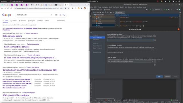 1,5 hour trying to run HelloWorld in Kotlin with IntelliJ IDEA [x10 speed] смотреть онлайн
