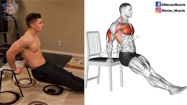6 DUMBBELLS Chest WORKOUTS - Full Exercise смотреть онлайн