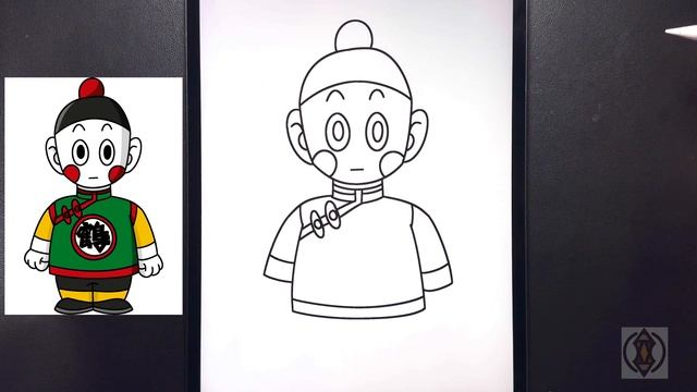 How To Draw Chiaotzu | DragonBall z смотреть онлайн