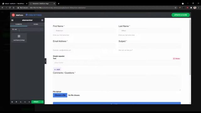 How to Create a Contact Form in WordPress Using Elementor | MetForm | Wpmet смотреть онлайн